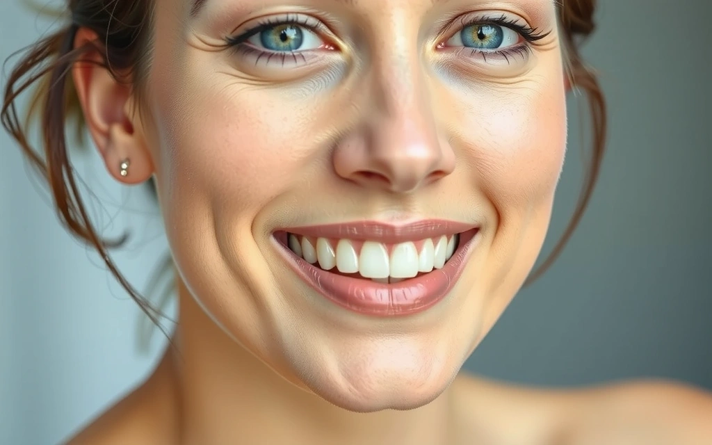 Woman with radiant, youthful skin