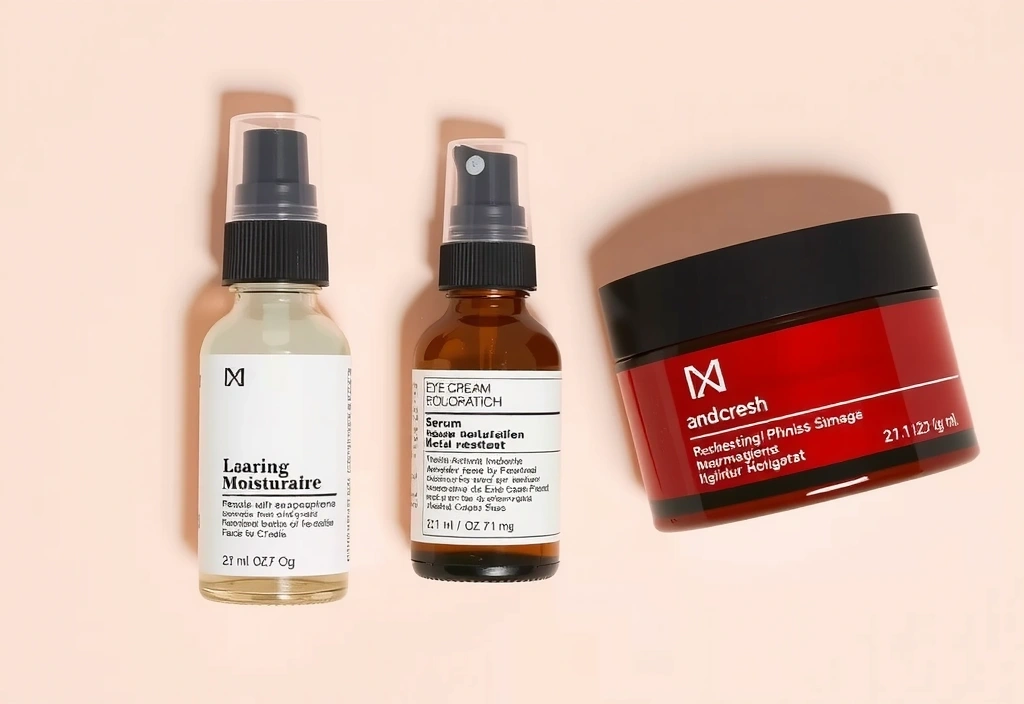 Skincare routine with various hydrating products