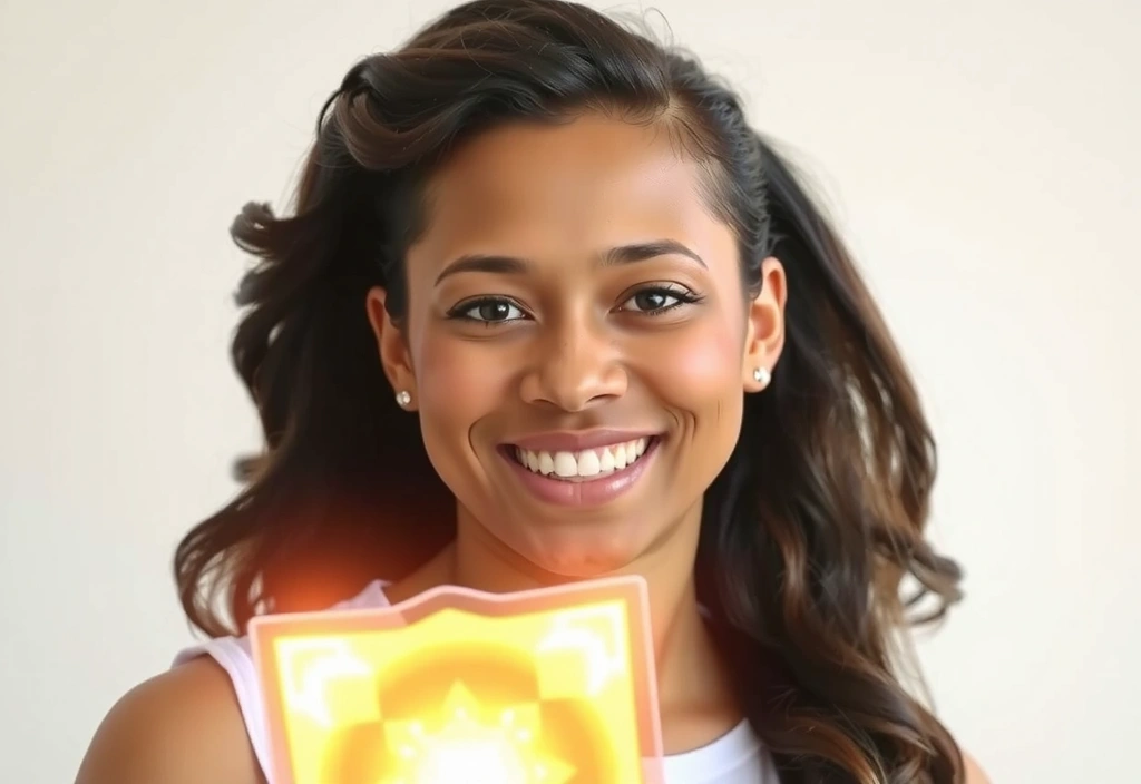 Person looking healthy and vibrant, symbolizing strong immune system